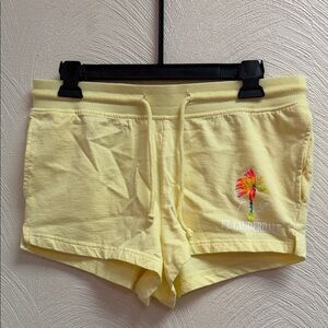 Ft. Lauderdale Embroidered Yellow Women's Athletic Shorts